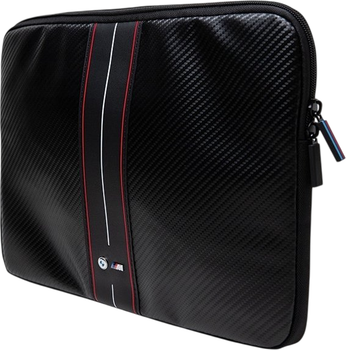 Чохол для ноутбука BMW Sleeve Carbon Red Stripes 16" Black (BMCS16COMSCAKR)