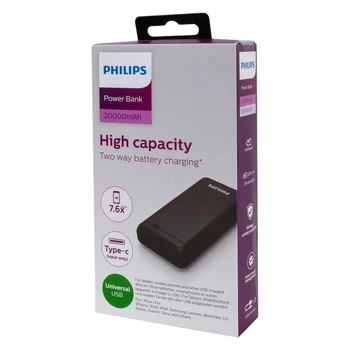 Philips Power Bank 20000mAh (DLP1720CV) Deep Blue