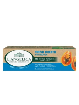 Зубная паста с экстрактом папайи L'Angelica Fresh Breath "Свежее Дыхание" 75мл