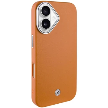 Чехол SGP PC+Leather with Magnetic Fit для Apple iPhone 16 (6.1") Brown