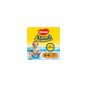 Підгузки Huggies Little Swimmer 5-6 (12-18 кг) 11 шт (5029053538426)