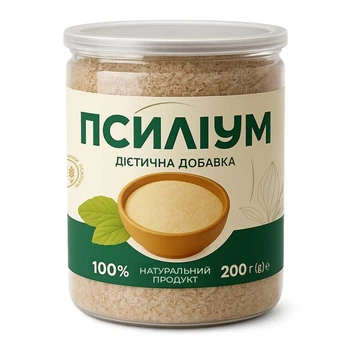 Псиліум Красота та Здоров'я порошок лушпиння насіння подорожника 200 г 12171