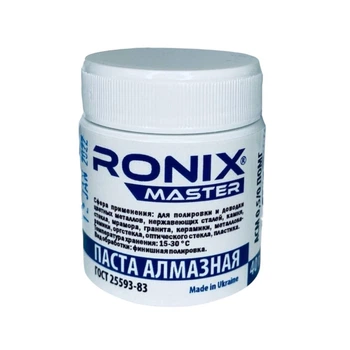 Алмазная паста по металлу АСМ зерно 0.5/0 ПОМГ 40г RONIX master
