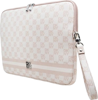 Чехол для ноутбука DKNY Sleeve Checkered Pattern Printed Stripes 14" Pink (DKCS14PVSHLP)