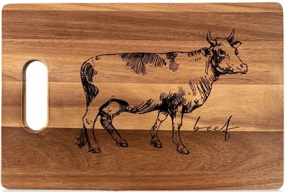 Deska do krojenia Orion drewniana do mięsa 36 x 24 cm (8592381224363)