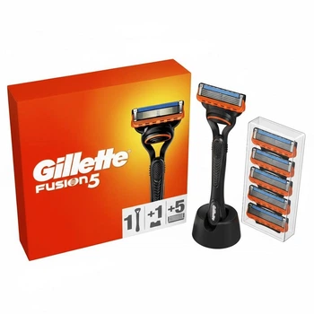 Бритва мужская для бритья Gillette Fusion5 с 5 сменными кассетами