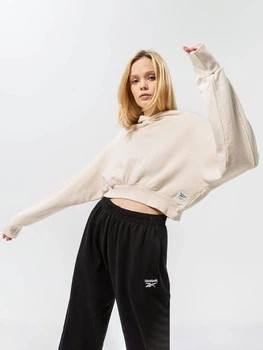 Худі жіноче Reebok 4M CL AE Archive Fit FT H46795 L Бежеве (4065423421418) ($NB634590) - Уцінка