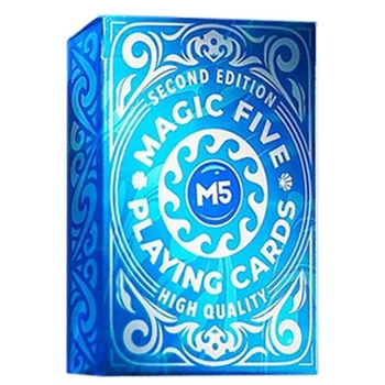 Игральные карты для демонстрации фокусов и трюков Magic Five – M5 Blue Deck Magic Five MF004