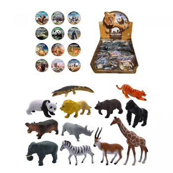 Животные дикие МИКС цена за 1 шт Jisam toys (JS20-2) (283852)
