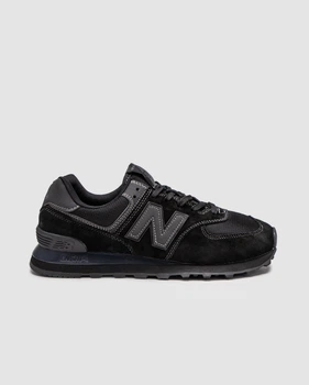 Мужские кроссовки повседневные NB 574 Classic Black 43 (27,5 см) Черный (195907808443)