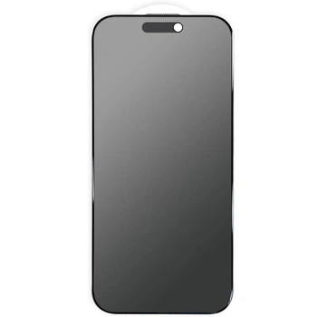 Защитное стекло Privacy 5D Matte (тех.пак) для Apple iPhone 17 / 16 Pro (6.3")