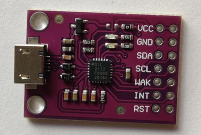 Адаптер USB SMBus I2C CP2112