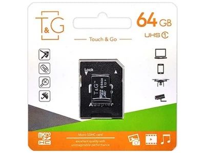 Карта пам'яті T&G microSDHC 64GB Сlass 10 UHS-1