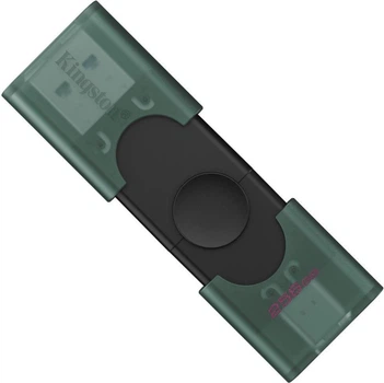 USB флеш-накопитель Kingston 256 GB DataTraveler Duo Green