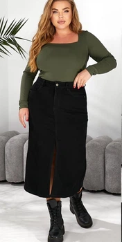 Женская юбка стрейч LadyN 34 р чорна (6116)
