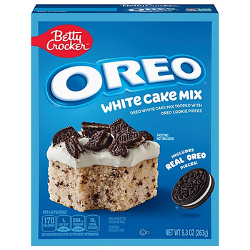 Смесь для выпечки Oreo Betty Crocker White Cake Mix с кусочками печенья Oreo 263 г