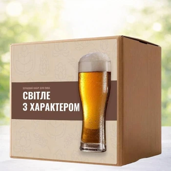 Зерновой набор Светлое с характером - пшеничное пиво с ярким вкусом, на 10 литров пива