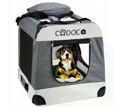 Сумка-переноска для собак и кошек CAT DOG L 70×52×52 см — складной мягкий переносной бокс
