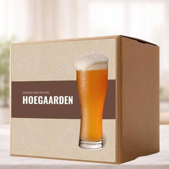 Зерновой набор для варки пива Hoegaarden на 20 литров пива с хмелем Халлертауэр Традишн