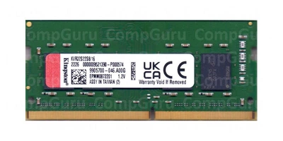 Оперативная память Kingston SODIMM DDR4-3200 16384MB PC4-25600