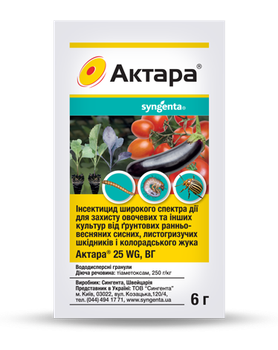 Инсектицид Актера 6 г Syngenta