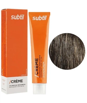 Стійка фарба Subtil для волосся Creme Permanent Hair Color 6/11 Темний блондин попелястий інтенсивний 60 мл