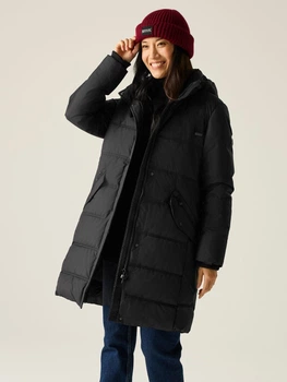 Куртка зимняя длинная женская Regatta Eryn RWN411-800 2XL Черная (5063516111320)