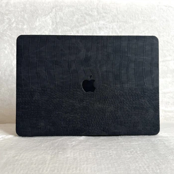 Чохол накладка шкіряна на MacBook Pro 16.2 A2485 | A2780, Чорний