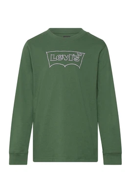 Лонгслив Levis для детей из органического хлопка с логотипом Зеленый (184 pvu green (140 (10A))