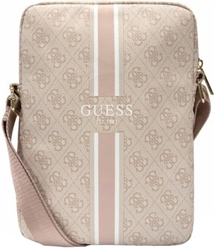 Сумка для ноутбука Guess 4G Stripes 10" Pink (3666339120467)