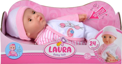 Lalka bobas Simba mówiąca dziewczynka Laura 30 cm 5632936 (4006592085377)