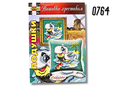 Схема FROM FACTORY POD на бумаге для вышивания крестиком Подушка 0764