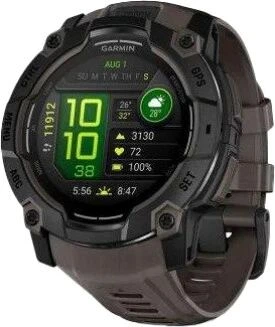 Смарт-годинник Garmin Instinct 3 50mm AMOLED Black with Charcoal Band (010-03020-00) Refurbished