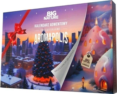 Kalendarz adwentowy Big Nature Aromapolis ze świecami 240 g (5905745624021)