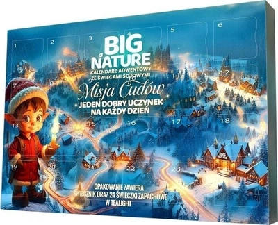 Kalendarz adwentowy Big Nature Misja Cudów ze świecami 240 g (5905745623888)