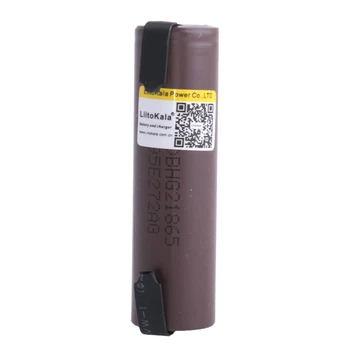 Акумулятор LiitoKala Li-ion 18650 3000mAh високотоковий 20A, з виводами, Lii-HG2-N