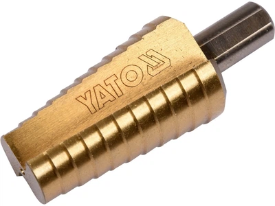 Сверло ступенчатое по металлу с титановым покрытием YATO HSS-TiN 20-30 мм (YT-44747)