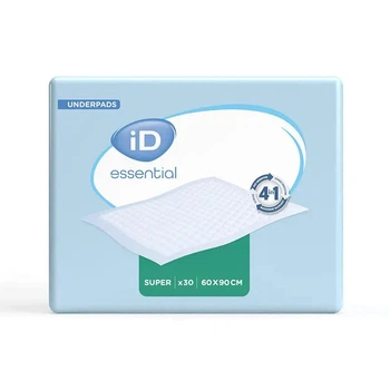 Одноразовые пеленки iD Essential Super (60х90 см) 30 шт.