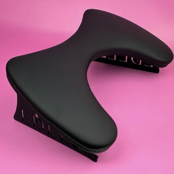 Підлокітник EDLEN для манікюру фігурний Comfort (чорний)