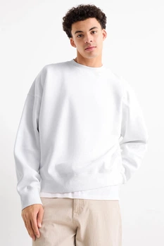 Свитшот из хлопка оверсайз C&A 22299132c50 XXL белый (100003488)