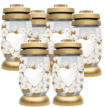 Набір лампадок Bolsius 3S 18 Серце 6 шт (8717847192028)