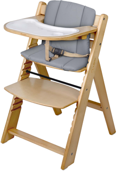 Krzesełko do karmienia Nukido Nelo drewniane (5903890630621)