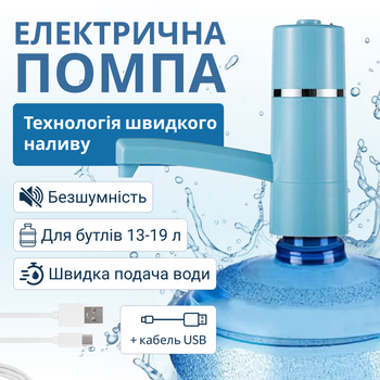 Электрическая помпа для воды ViO E4 голубая