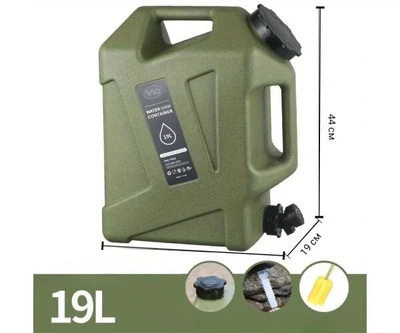 Бутель Каністра полікарбонатний з краником та ручкою PET-TG-B 19l