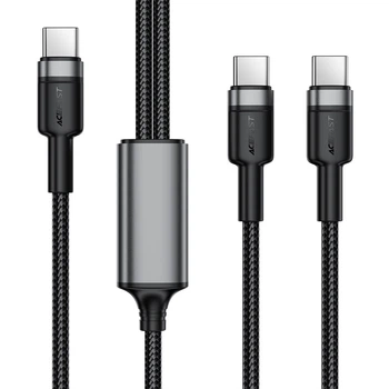 Кабель ACEFAST C22-02 USB-C to 2*USB-C 100W