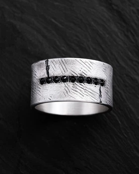 Серебряное кольцо ERVARING. BLACK STONES Reytel 69042756 21