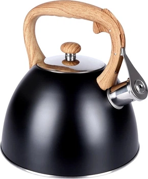 Чайник Vilde зі свистком сталевий чорний 3 л (5907610287584)