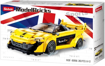 Klocki konstrukcyjne Sluban English Supercar 283 elementy M38-B0956 (6938242958169)