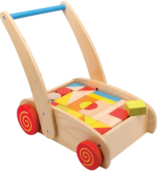 Набір дерев’яних кубиків Small Foot Ходунки 30 елементів 2695 (4020972026958)