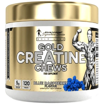 Креатин моногидрат Kevin Levrone Gold Creatine Chews Blue Raspberry 120 табл
